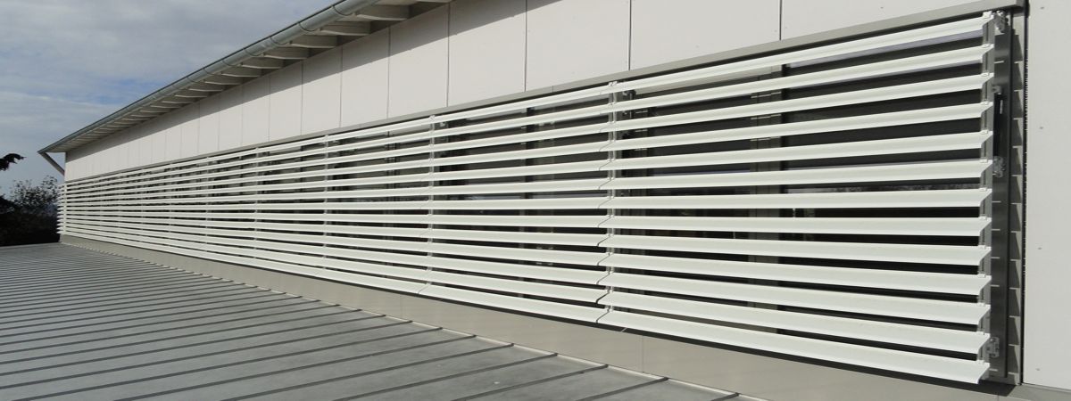 ALU Sonnenschutz starre Lamellen