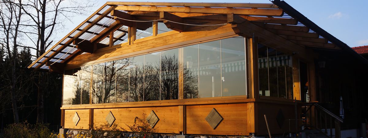 Schiebe-Drehverglasung